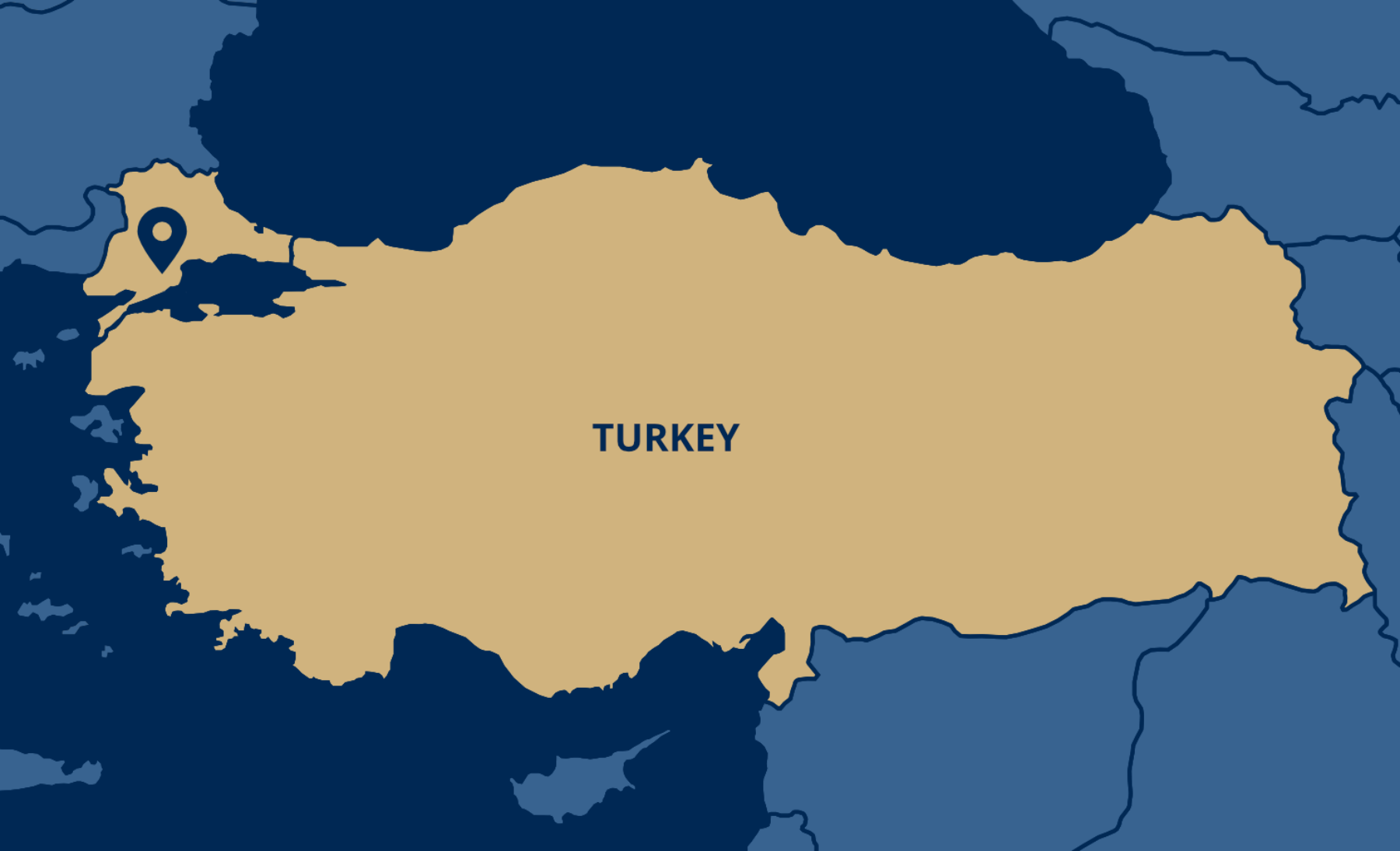 Map crop turkey