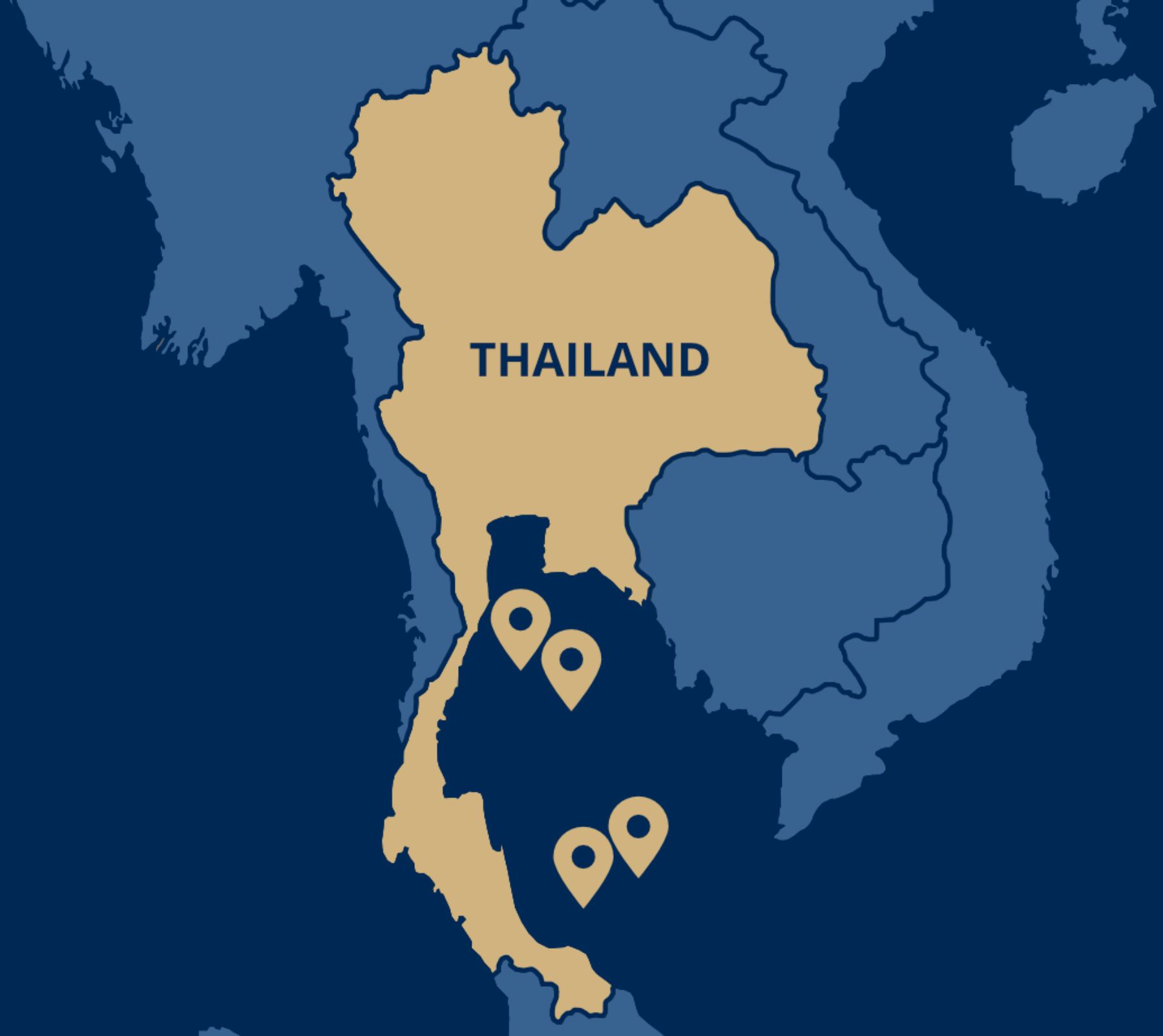 Map square thailand